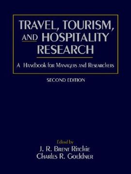 portada travel, tourism, and hospitality research: a handbook for managers and researchers