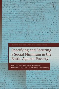 portada Specifying and Securing a Social Minimum in the Battle Against Poverty (in English)