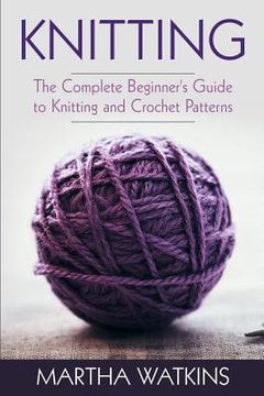 portada Knitting: Knitting and Crochet Patterns Guide (en Inglés)