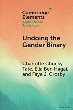 portada Undoing the Gender Binary (Elements in Applied Social Psychology) (en Inglés)