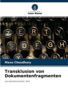 portada Transklusion von Dokumentenfragmenten (en Alemán)