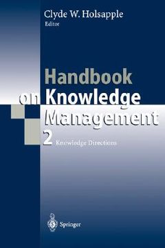 portada handbook on knowledge management 2 (en Inglés)