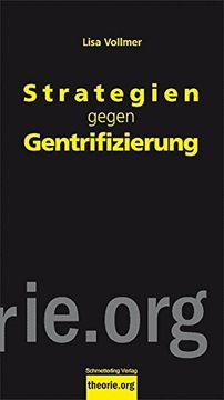 portada Strategien Gegen Gentrifizierung (Theorie. Org) (en Alemán)