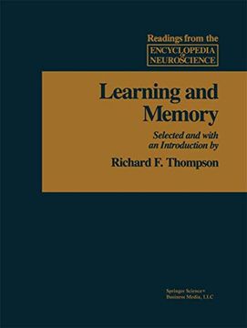 portada Learning and Memory (Readings From the Encyclopedia of Neuroscience) (in English)