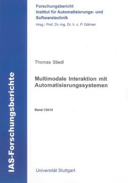 portada Multimodale Interaktion mit Automatisierungssystemen