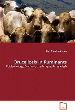 portada brucellosis in ruminants (en Inglés)