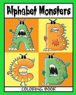 portada alphabet monsters coloring book (en Inglés)