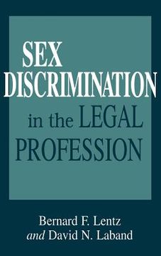 portada sex discrimination in the legal profession (en Inglés)