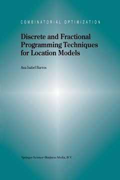 portada Discrete and Fractional Programming Techniques for Location Models (en Inglés)