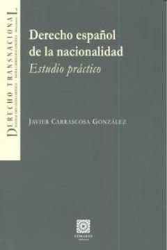 portada Derecho español de la nacionalidad (in Spanish)