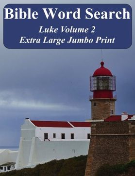 portada Bible Word Search Luke Volume 2: King James Version Extra Large Jumbo Print (Bible Memory Lighthouse Series)