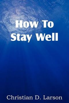 portada how to stay well (en Inglés)