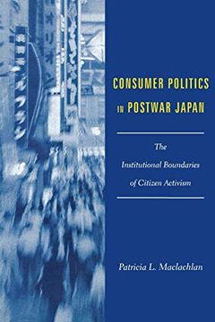 portada Consumer Politics in Postwar Japan (en Inglés)