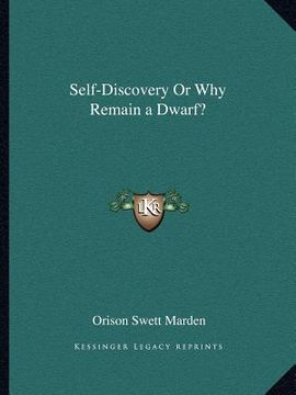 portada self-discovery or why remain a dwarf? (en Inglés)