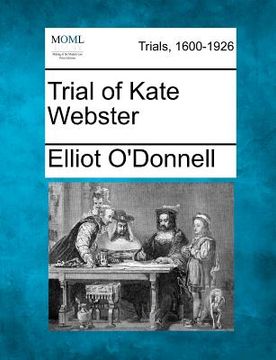 portada trial of kate webster (en Inglés)