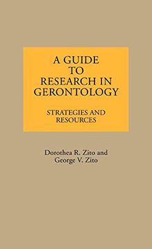 portada A Guide to Research in Gerontology: Strategies and Resources (en Inglés)