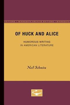 portada of huck and alice (in English)