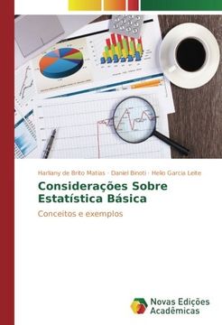 portada Considerações Sobre Estatística Básica: Conceitos e exemplos (Portuguese Edition)