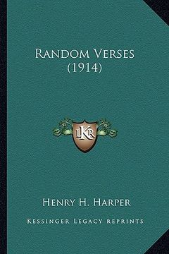 portada random verses (1914) (in English)