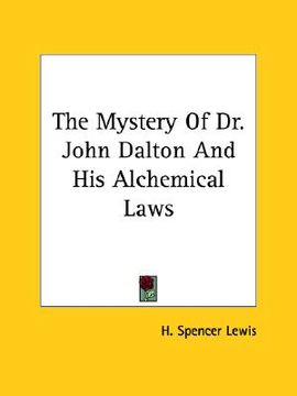 portada the mystery of dr. john dalton and his alchemical laws (in English)