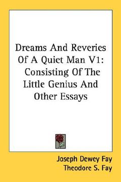portada dreams and reveries of a quiet man v1: c
