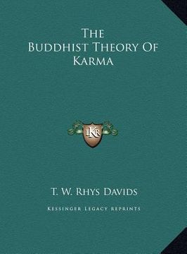 portada the buddhist theory of karma