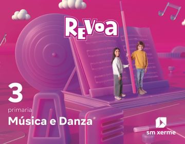 portada Musica 3º Educacion Primaria Proyecto Revuela Galicia ed 2022 (in Galician)