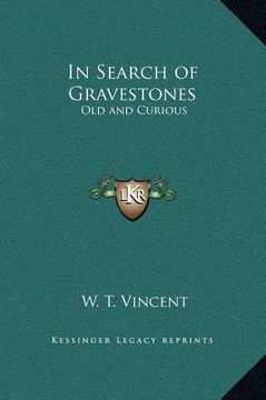 portada in search of gravestones: old and curious