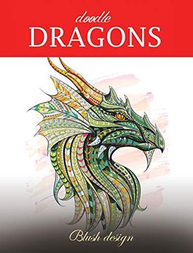 portada Doodle Dragons: Adult Coloring Book