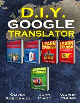 portada Learn French, Learn Spanish, Learn French and Spanish with Short Stories: 5 Books in 1! Learn Conversational Spanish & French & Learn Spanish & French 