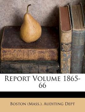 portada report volume 1865-66 (in English)