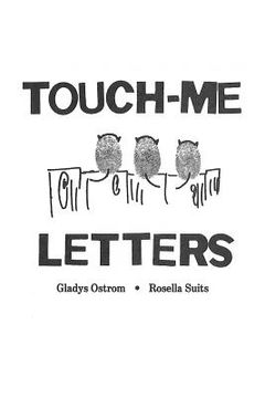 portada Touch-Me Letters (in English)