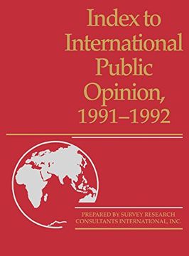 portada index to international public opinion, 1991-1992 (in English)