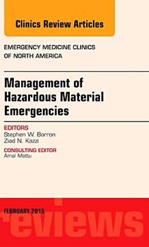 portada Management of Hazardous Material Emergencies: An Issue of Emergency Medicine Clinics of North America
