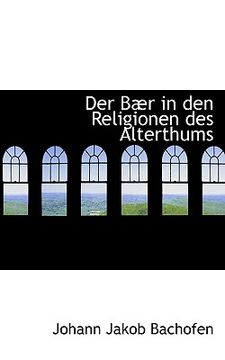 portada der b r in den religionen des alterthums (in English)