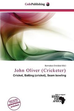 john oliver (cricketer) (en Inglés)