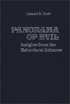 portada Panorama of Evil: Insights from the Behavioral Sciences: Insights from the Behavioural Sciences (Contribution in Philosophy)