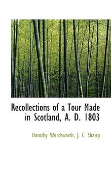 portada recollections of a tour made in scotland, a. d. 1803 (en Inglés)
