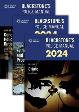 portada Blackstone's Police Manuals Three Volume set 2024 (en Inglés)