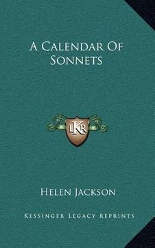 portada a calendar of sonnets (in English)