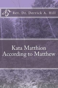 portada Kata Matthaion According to Matthew