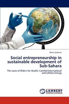 portada social entrepreneurship in sustainable development of sub-sahara (in English)