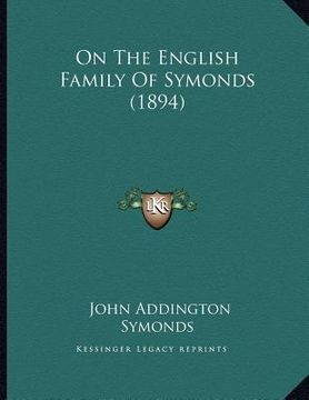 portada on the english family of symonds (1894)
