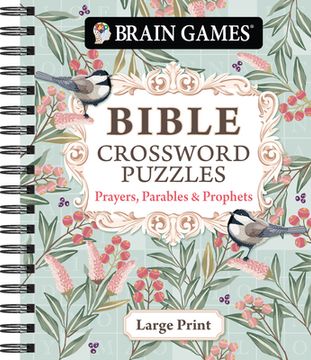portada Brain Games - Bible Crossword Puzzles: Prayers, Parables & Prophets - Large Print (en Inglés)