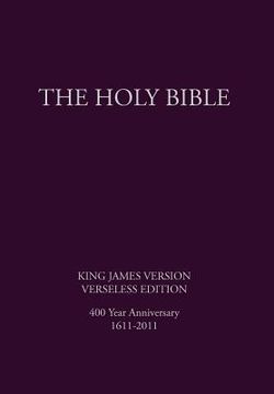 portada the holy bible, king james version, verseless edition (en Inglés)