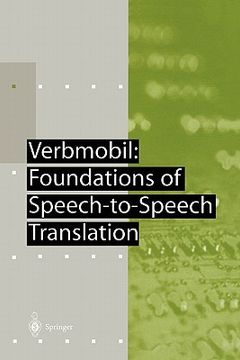 portada verbmobil: foundations of speech-to-speech translation (in English)