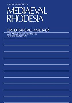 portada Medieval Rhodesia (en Inglés)