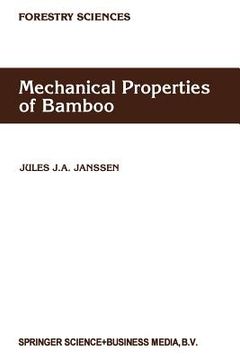 portada mechanical properties of bamboo (in English)