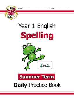 portada New ks1 Spelling Daily Practice Book: Year 1 - Summer Term (Cgp ks1 English) (en Inglés)