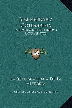 portada bibliografia colombina: enumeracion de libros y documentos: concernientes a cristobal colon y sus viajes (1892)